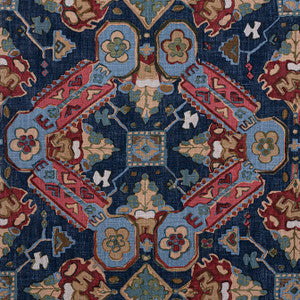 Persian Carpet Navy F910829 by Thibaut Designer Fabric