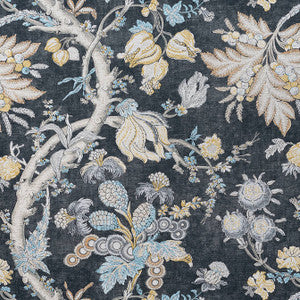 Chatelain Charcoal F910842 by Thibaut Designer Fabric