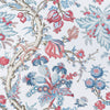 Chatelain Blue and Red F910845 by Thibaut Designer Fabric