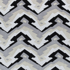 Deco Mountain Black and Grey F913078 by Thibaut Designer Fabric