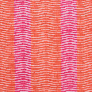 Wavelet Pink and Coral F913095 by Thibaut Designer Fabric