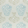 Imari Vase Aqua and Beige F913122 by Thibaut Designer Fabric
