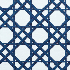 Cyrus Cane Navy F913139 by Thibaut Designer Fabric