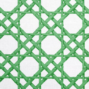 Cyrus Cane Emerald Green F913140 by Thibaut Designer Fabric