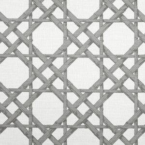 Cyrus Cane Grey F913141 by Thibaut Designer Fabric