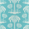 Palm Island Turquoise F913146 by Thibaut Designer Fabric