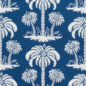 Palm Island Navy F913149 by Thibaut Designer Fabric
