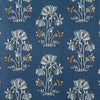 Lily Flower Navy F913203 by Thibaut Designer Fabric