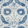 Lewis Blue and Beige F913218 by Thibaut Designer Fabric