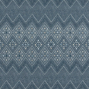 High Plains Navy and White F913231 by Thibaut Designer Fabric