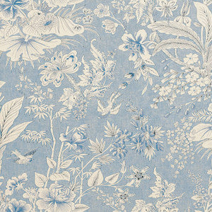 Rosalind Blue F913602 by Thibaut Designer Fabric