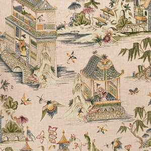 Grand Palace Blush F913616 by Thibaut Designer Fabric