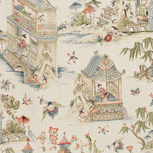 Grand Palace Taupe F913618 by Thibaut Designer Fabric