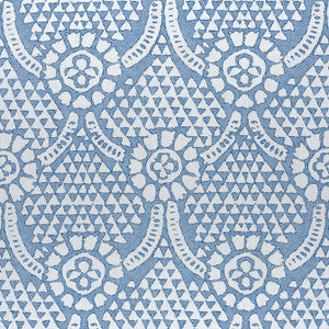 Chamomile Blue and White F914314 by Thibaut Designer Fabric