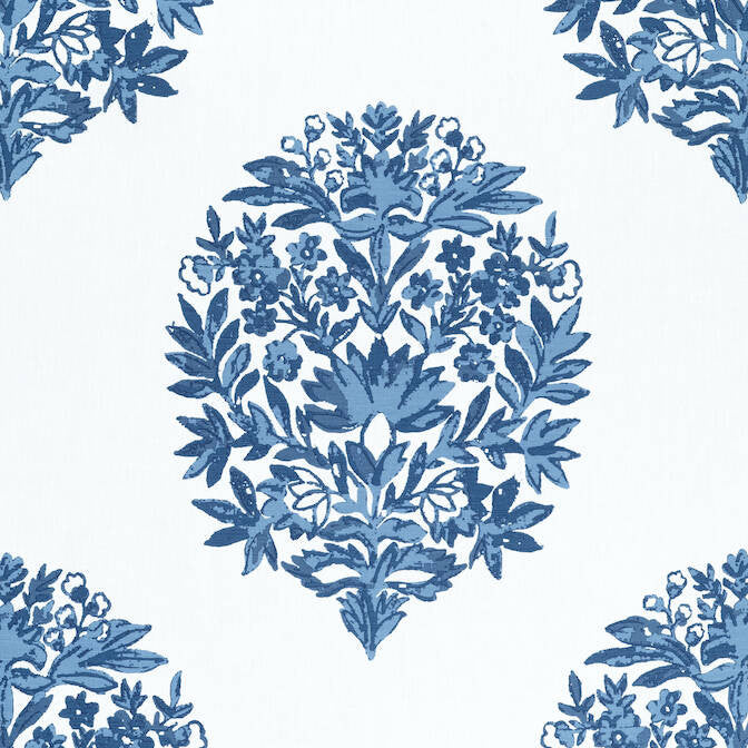 Ridgefield Blue F914322 by Thibaut Fabric Thibaut Fabric Ridgefield Blue F914322Fabric Canopy Fabric Book 56% Linen, 44% Cotton INDIA </p><p>Repeat: V: 32 54 - Fabric Carolina -