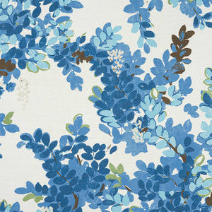 Central Park Blue and Green F914330 by Thibaut Designer Fabric