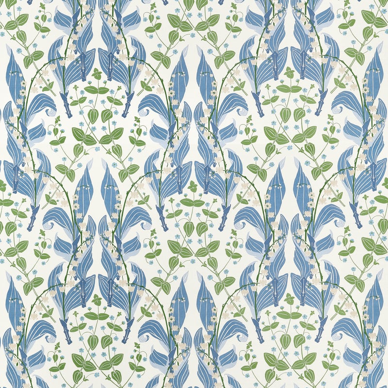 HARBOR SPRINGS Blue F914620 by Thibaut Designer Fabric
