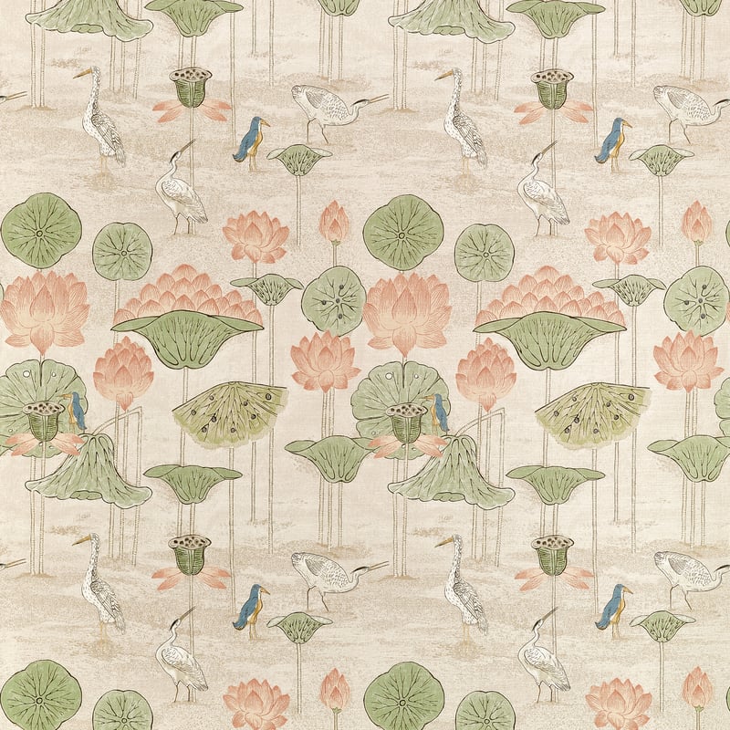 MALEA Apricot F914635 by Thibaut Designer Fabric