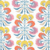 Tybee Tree Coral and Yellow F916212 by Thibaut Designer Fabric