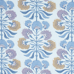 Tybee Tree Lavender and Blue F916216 by Thibaut Designer Fabric
