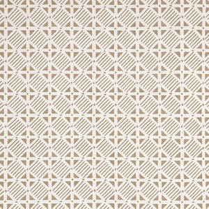 Plaza Camel on Natural F916223 by Thibaut Designer Fabric