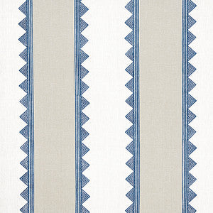 Kismet Stripe Navy F916226 by Thibaut Designer Fabric