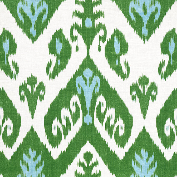 Indies Ikat Green F916246 by Thibaut Fabric Thibaut Fabric Indies Ikat Green F916246Fabric Kismet Fabric Book 60% Linen, 30% Cot, 10% Nylon UNITED KINGDOM </p><p>Repeat: V: 27.5 54 - Fabric Carolina -