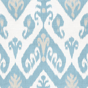 Indies Ikat French Blue F916248 by Thibaut Designer Fabric