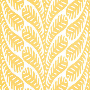Ginger Yellow F920828 by Thibaut Designer Fabric