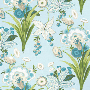 Pasadena Spa Blue F920855 by Thibaut Designer Fabric
