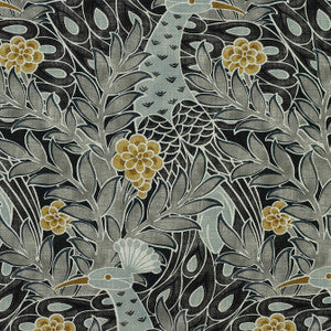 Desmond Black and Charcoal F92919 by Thibaut Designer Fabric