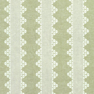 Dhara Stripe Green F92937 by Thibaut Designer Fabric