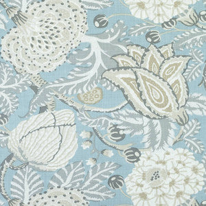 Mitford Aqua F92948 by Thibaut Designer Fabric