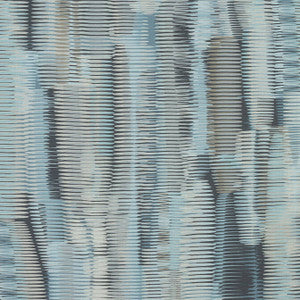 Alcantara Aqua and Black F92953 by Thibaut Designer Fabric