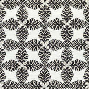 Starleaf Black F92971 by Thibaut Designer Fabric