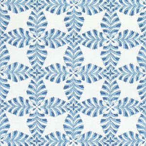Starleaf Blue F92974 by Thibaut Designer Fabric