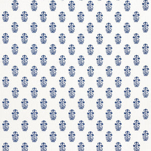 Corwin Navy on White F936400 by Thibaut Designer Fabric