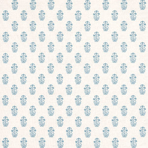 Corwin Slate on Natural F936403 by Thibaut Designer Fabric
