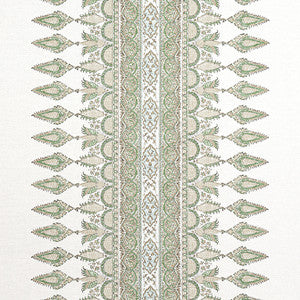 Akola Stripe Green F936412 by Thibaut Designer Fabric