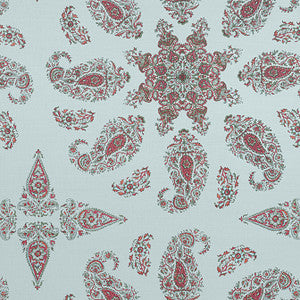 East India Raspberry and Teal F936431 by Thibaut Designer Fabric