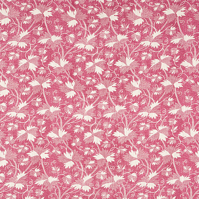 Chester Raspberry F936434 by Thibaut Fabric Thibaut Fabric Chester Raspberry F936434Fabric Indienne Fabric Book 90% Cotton, 10% Linen SCOTLAND </p><p>Repeat: V: 9.75 54 - Fabric Carolina -