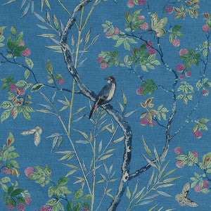 Claire Navy F942008 by Thibaut Designer Fabric