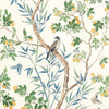 Claire Yellow and Navy F942013 by Thibaut Designer Fabric