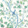 Claire Blue and Green F942014 by Thibaut Designer Fabric