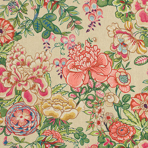 Peony Garden Beige F942019 by Thibaut Designer Fabric
