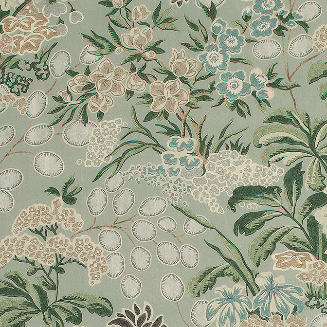Meadow Sage F942039 by Thibaut Fabric Thibaut Fabric Meadow Sage F942039Fabric Sojourn Fabric Book 60% Linen, 30% Cot, 10% Nylon UNITED KINGDOM </p><p>Repeat: V: 38 54 - Fabric Carolina -