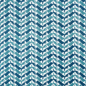 Melrose Check Navy and Peacock F945004 by Thibaut Designer Fabric