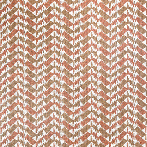 Melrose Check Apricot and Ginger F945006 by Thibaut Designer Fabric