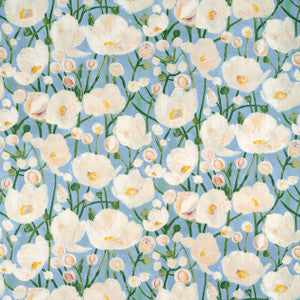 Tivoli Sky Blue F945016 by Thibaut Designer Fabric