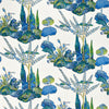 Orleans Blue and Green F945028 by Thibaut Designer Fabric